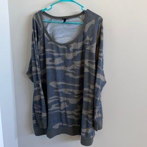 Torrid Size 3 Camo Sweatshirt